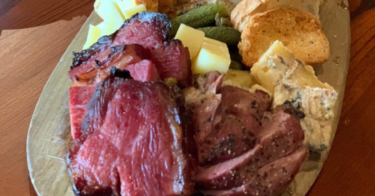 charcuterie board tusk and trotter