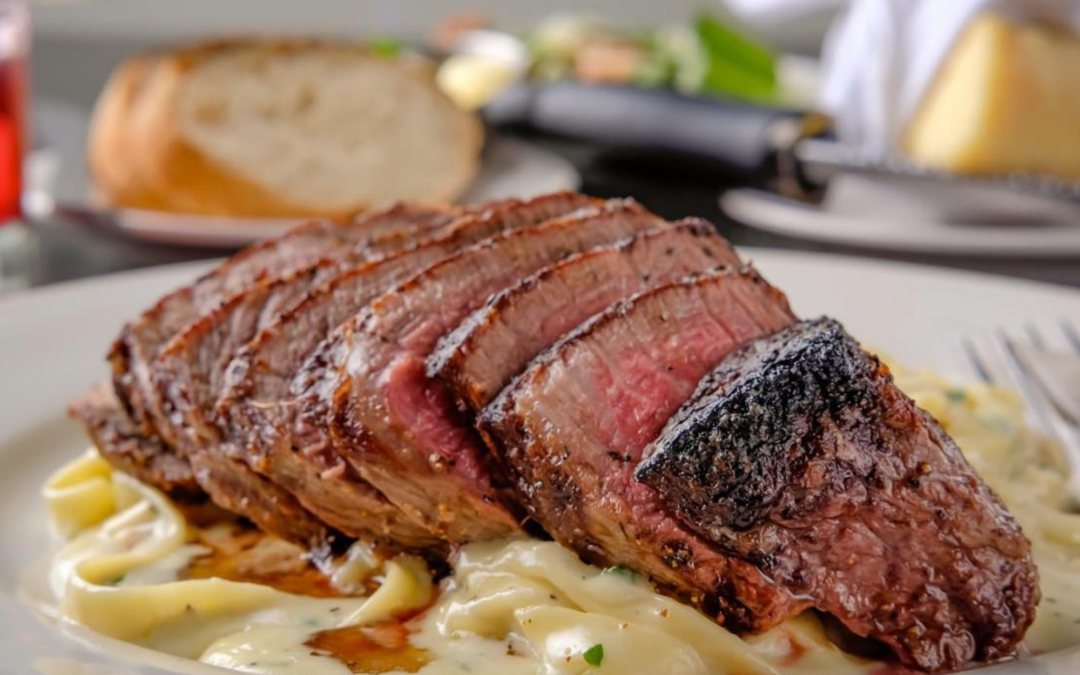 Steak from Bocca in Fayetteville arkansas