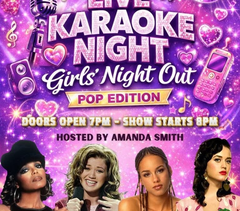 Live Band Karaoke – Girls Night Out – Pop Edition