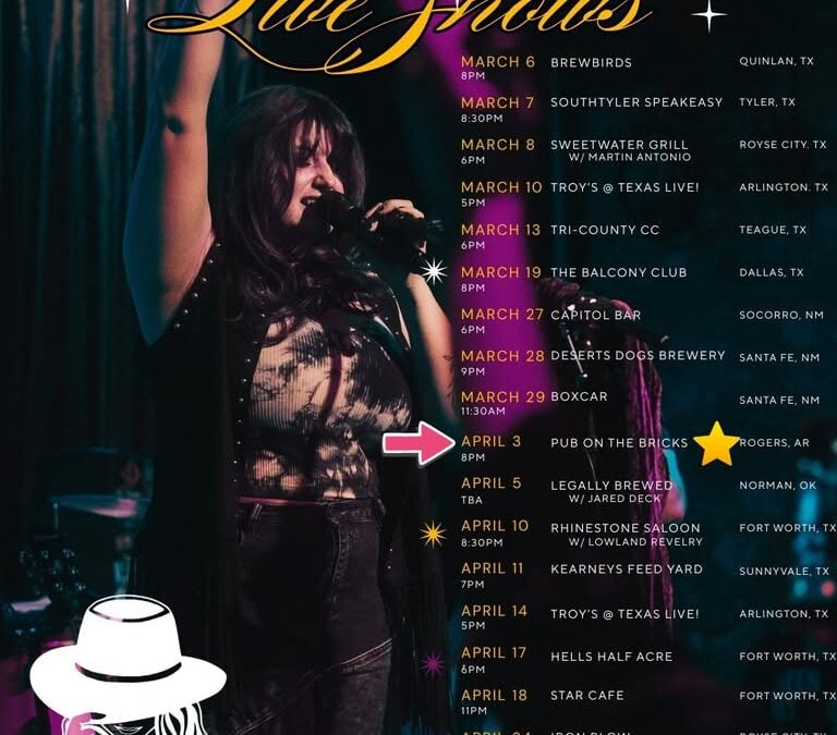 Dani Reed – 2025 Texas Songwriter of the Year – On Stage at the Pub