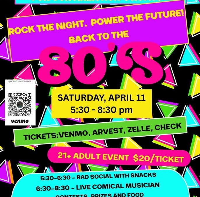 BACK TO THE 80s! ROCK THE NIGHT. POWER THE FUTURE.