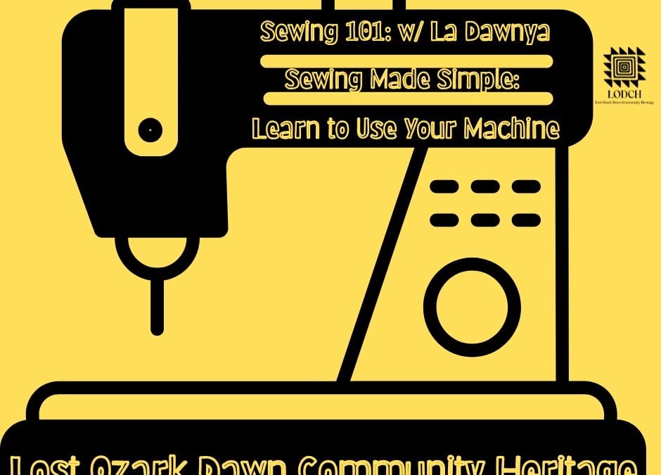 Sewing 101: Introduction to Sewing