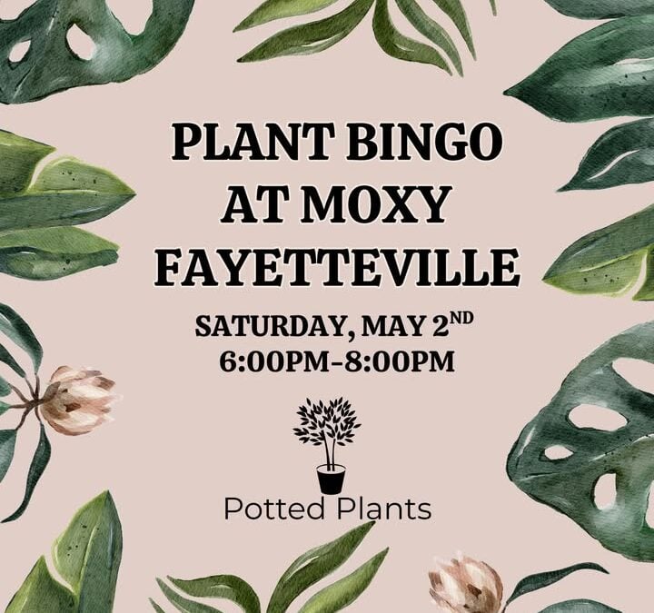 Plant Bingo at Moxy Fayetteville