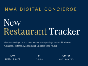 NEW Restaurant northwest arkansas restaurant tracker