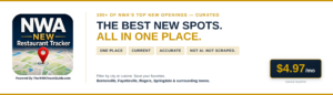 new places to eat in northwest arkansas app