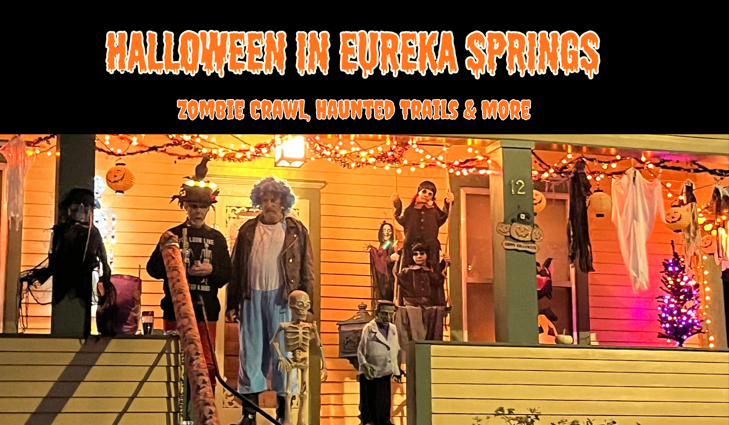 zombie crawl, halloween and trick or treat events in eureka springs ar
